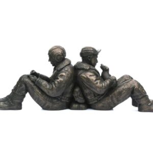 Bronze Waist Gunners Aircrew Sculpture