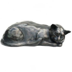 Sleeping cat sculpture called catnap